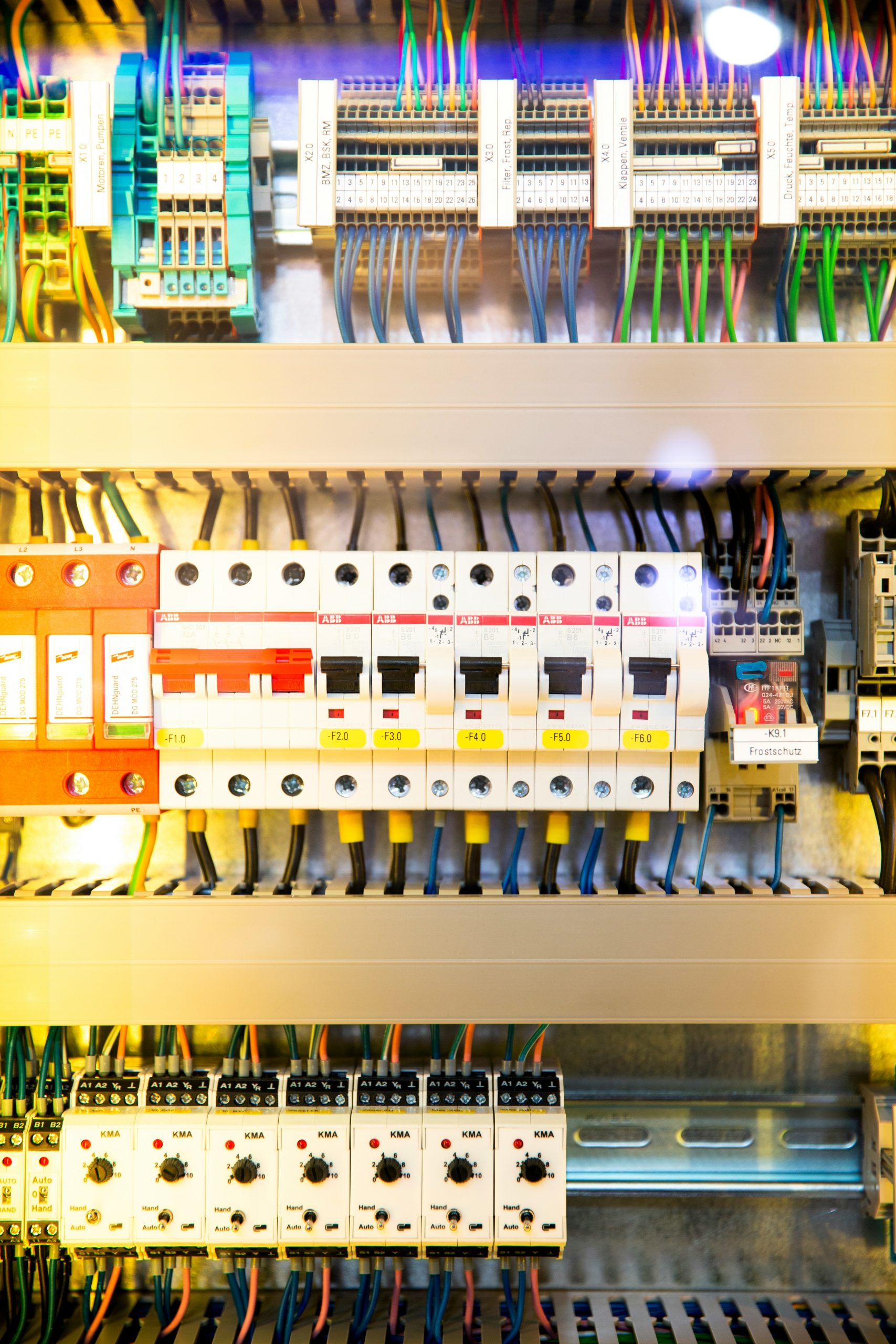 Electrician's distribution board wiring in Johannesburg